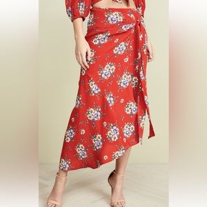 {Yumi Kim} Live it Up Floral Wrap Skirt - Sz M